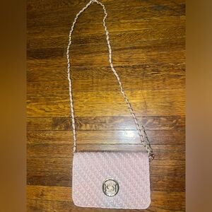 Bebe pink cross body bag